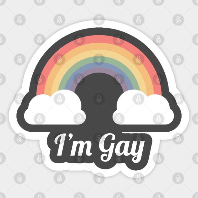 I'm Gay (Knoxville Pride Edition) Sticker by Universe Design